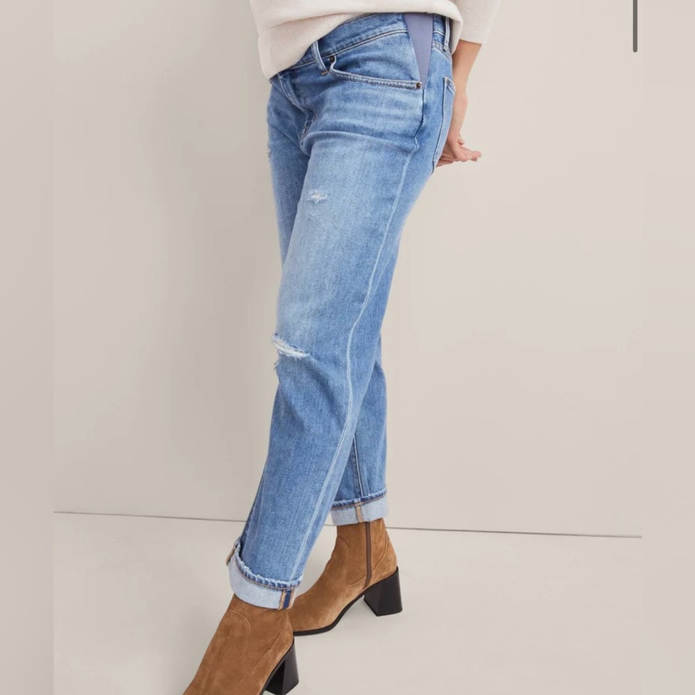 Hatch Boyfriend Maternity Jeans